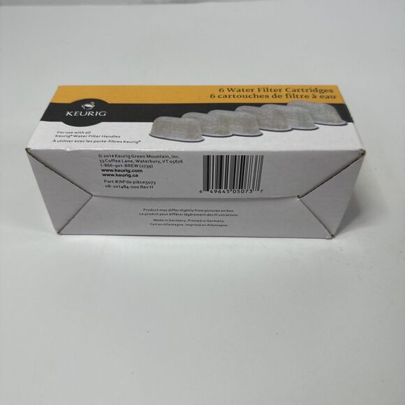 Keurig 5073 Charcoal Water Filter Replacements - 6 Pack - Picture 3 of 3